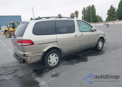 2001 Toyota Sienna Xle from USA, damaged, VIN 4T3ZF13C31U364461
